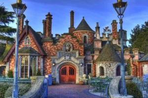 Toad Hall restaurant at disneyland paris. british food with a wind in teh willows vibe