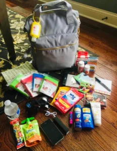 Ideal Disneyland Paris security friendly backpack and day bag essentials for families