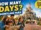 how many days at disneyland paris planning guide with family using park map and castle in background