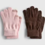 Touchscreen winter gloves for Disneyland Paris in January
