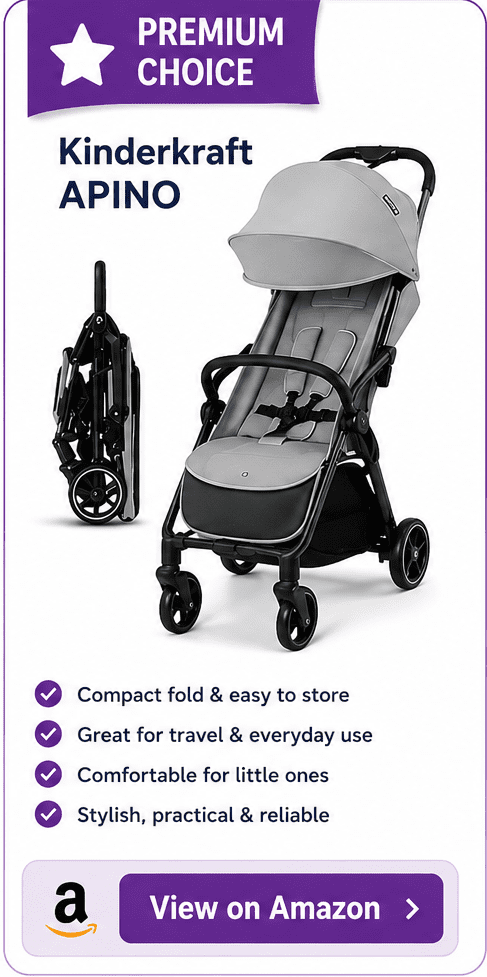 Kinderkraft APINO buggy stroller recommended for Disneyland Paris