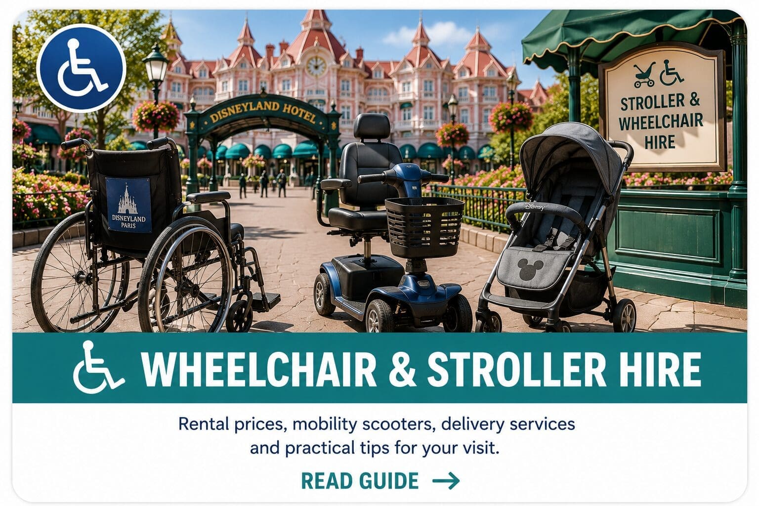 Disneyland Paris Wheelchair and Stroller Hire Guide