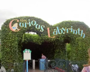 Alices Curious Labyrinth viewpoint Disneyland Paris