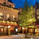 Entrance to Bistrot Chez Rémy restaurant in Disney Adventure World Disneyland Paris